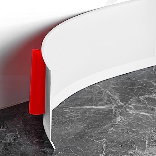 Vinyl Baseboard Molding Trim 6 Inch Peel and Stick Cove Base by Heonay