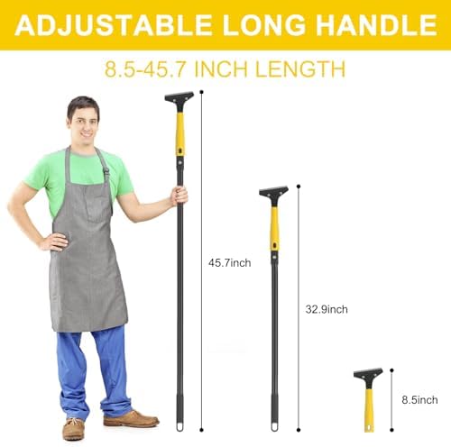 KeFanta Scraper Tool, 4" Wide Heavy Duty Floor Scraper, 45.7" Long Handle - Image 7