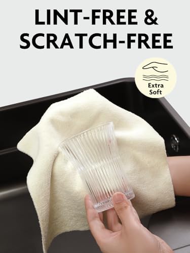 Fantasticlean Kitchen Towels Roll, 40 Sheets, 10''x 10'' (Beige, Grayish) - Image 5