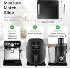 Ibyx Appliance Slider, Sliding Tray for Coffee Maker, 13x10.5 in, Black - Image 5