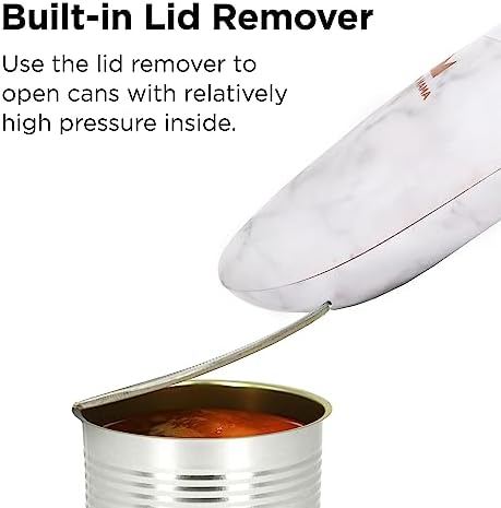 Kitchen Mama Auto 2.0 Electric Can Opener, Marble White - Image 4