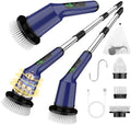 Electric Spin Scrubber for Bathroom, Shower Scrubber with Long Handle by CTMAST