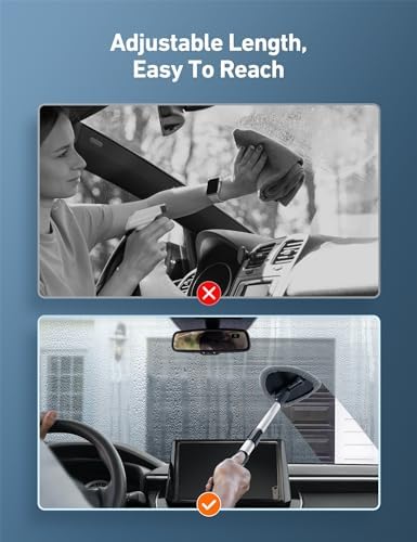 AstroAI 21" Extra-Long Windshield Cleaner Tool & Car Interior Detailing Kit - Image 3