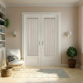 Semi Sheer Sidelight Door Curtains 25 X 72 Inches Long 2 Panels by DUKIYO