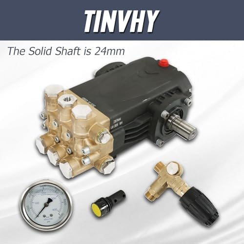 General Pump Pressure Washer Pump 5.6 GPM 3500 PSI 24mm Solid Shaft - Image 2