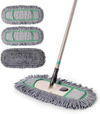 Eyliden Pro Dust Mop for Floor Cleaning, 3 Reusable Microfiber Thicker Pads by Eyliden