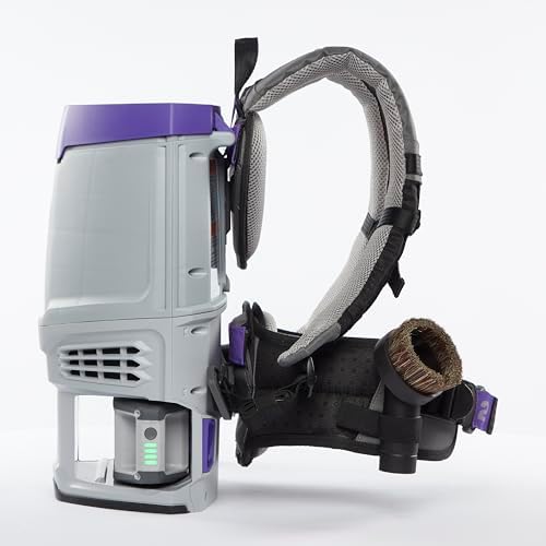 ProTeam GoFit 3 Cordless 4Ah, 3 qt. Commercial Backpack Vacuum w/Xover Multi-Surface Telescoping Wand Tool Kit, 107774 - Image 3