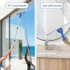 PIMEKOY Window Cleaning Kit with Bucket, Squeegee and Scrubber for Outdoor - Image 4