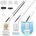 Electric Spin Scrubber, Shower Cleaner with Adjustable Extension Handle by Unknown