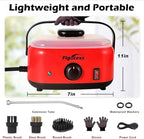 Steam Cleaner,2500W High Temperature High Pressure Steam Cleaner with 3 Brush Heads, Portable Steam Cleaners with 1.5L Tank For Car Detailing Kitchen Bathroom Floors(White) - Image 2
