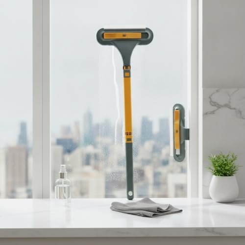 for Home Windows and Car Windshields: Double-Sided Magnetic Glass Cleaner Wiper Tool (1 Piece) - Image 2