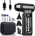 Compressed Air Duster, 150,000RPM 4-Gear Adjustable Super Power Air Blower Electric Air Duster with LED Light,One-tap Booster with 8000mAh Rechargeable Battery for PC, Keyboard, Car, Home Cleaning by Unknown