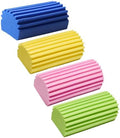 Damp Clean Duster Sponge 4 Pack Household Cleaning Sponges Reusable Dusting Sponge for Brushing Blind Glass Vents Window Mirrors Baseboards by Unknown