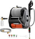 Giraffe Tools Grandfalls Pressure Washer Pro with 100FT Hoses, Dark Silver by GiraffeTools