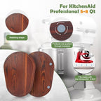 Bamboo Mixer Slider Compatible with Kitchen aid Bowl Lift 5-8 Qt Stand Mixer - Kitchen Countertop Storage Mover Sliding Caddy for Kitchen Aid 5-8 Qt Mixer (5-8 Qt - Brown) - Image 6