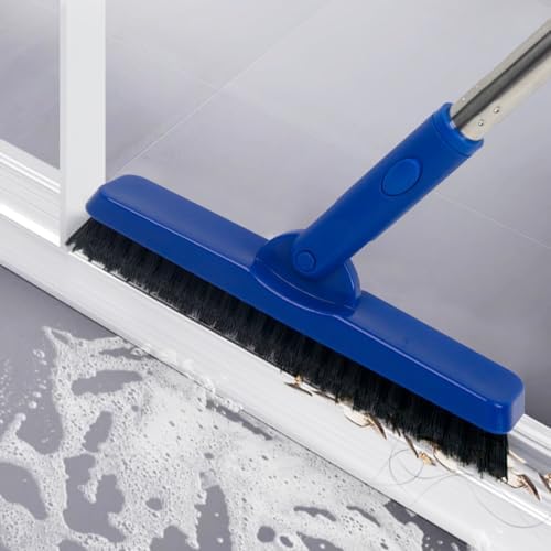 CELOX Grout Brush with Long Handle, Tile Grout Cleaner Brush for Tile Floors, for Shower Tile, for Cleaning Grout, Blue - Image 6