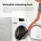KONEX 44" Dryer Vent Cleaner Brush Flexible Lint Trap Cleaning Tool with Horsehair Bristles - Image 6
