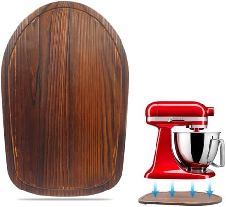 Mixer Slider Mat for Tilt Head Kitchen Aid 4.5-5 Qt Stand Mixer, Brown by JAYOBGO