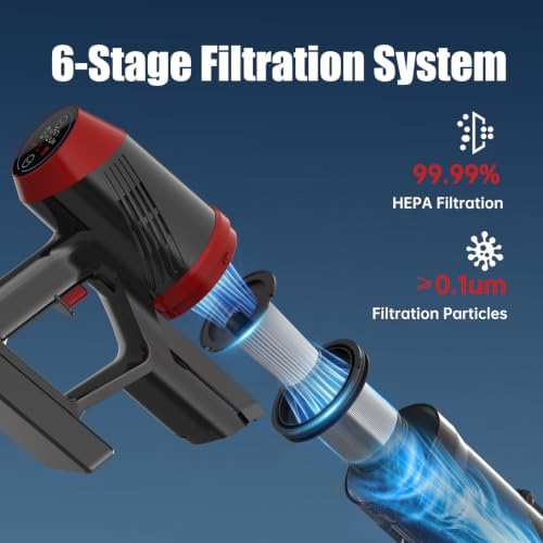 Stick Cordless Vacuum Cleaners for Home 3 Suction Modes HEPA VA007 - Image 6