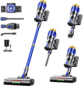 Cordless Vacuum Cleaner, 650W 55KPa Powerful Suction, 70Mins Self-Standing Stick Vacuum with Anti-Tangle Brush, Touch Screen & 1.8L Dust Cup, Vacuum Cleaners for Home, Pet Hair, Carpets & Hard Floors by Unknown