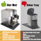 Kitchen Appliance Sliders 360 Degree Rotation Moving on Counter, Appliance Slider Cut to Fit, Mat for Kitchenaid Mixer with Kitchen Accessories,Appliance Mover for Espresso Machine, Food Processor - Image 4