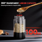 Electric Salt and Pepper Grinder Set Automatic Battery Pepper Mill Shakers Adjustable Coarseness Upgraded Larger Capacity with Led Home and Kitchen Appliances Birthday Gifts for Women Men - Image 5