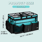 Extra-Large Wearable Cleaning Caddy With Detachable Divider,Cleaning Caddy For Cleaning Supplies Large Cleaning Supply Caddy With Adjustable Shoulder Strap & Waist Belt For Cleaners,Mint Green - Image 7
