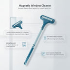 for Home Windows and Car Windshields: Double-Sided Magnetic Glass Cleaner Wiper Tool (1 Piece) - Image 4