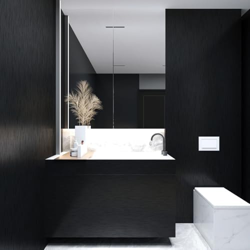 CRE8TIVE 36"x354" Large Size Brushed Black Stainless Steel Contact Paper - Image 3