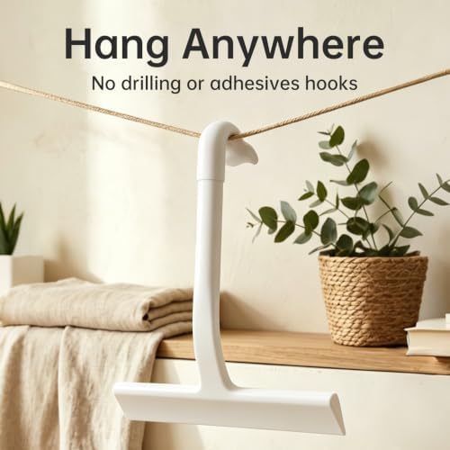 Shower Squeegee for Glass Doors with Hook - Image 3