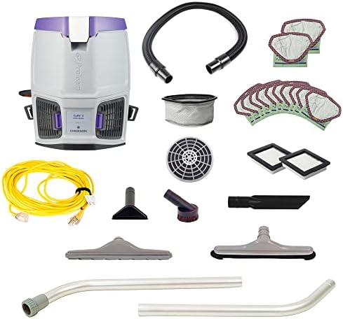 ProTeam GoFit 3 Commercial Backpack Vacuum with Restaurant Tool Kit, 3 qt, Corded by ProTeam