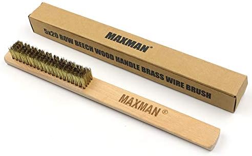 MAXMAN Brass Brush 3Pcs, 10" Soft Brass Bristle, Home/Kitchen Rust Cleaner - Image 2