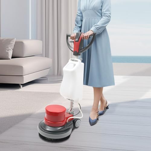 1100W Electronic Floor Cleaning Machine,Multi-Purpose Carpet Cleaning Machine for Home,Commercial Floor Cleaner Machine,Floor Scrubber & Polisher, Large Water Tank, 39FT Long Cord - Image 5