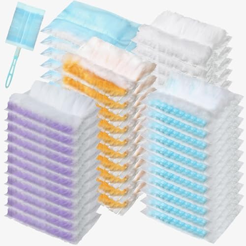 Mimorou 100 Pcs Disposable Dusters Refills Bulk for Cleaning (Fresh Colors) by Mimorou