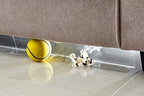 BOWERBIRD Clear Under Couch Blockers - Stop Toys from Going Under Couch Sofa Bed and Other Furniture - Suit for Hard Surface Floors Only by BOWERBIRD