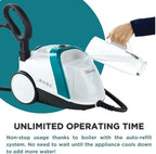 POLTI Vaporetto Smart 100 Steam Cleaner with Unlimited Steam Technology, Sanitize Floors, Carpets and Surfaces Adjustable High Power Steam Pressure Up to 58 PSI with 10 Accessories 1 Year Warranty - Image 2