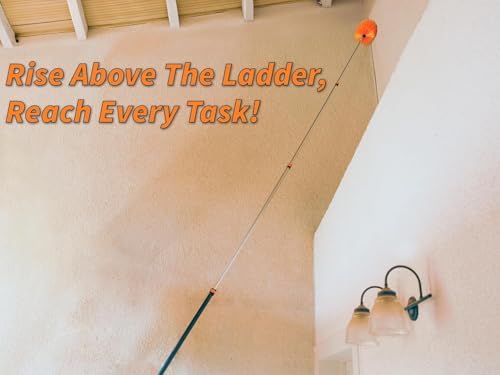 30 Foot High Reach Duster Kit with 5-24 ft Telescopic Extension Pole - Image 6