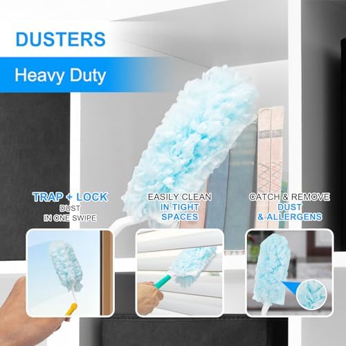 KeFanta 360° Heavy Duty Duster Refills for Swiffer Duster, 30 Count - Image 2