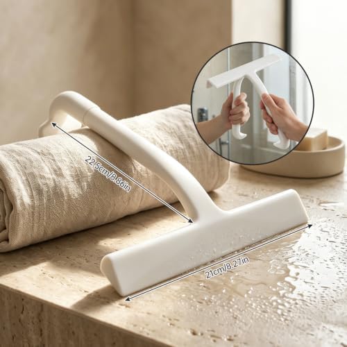 Shower Squeegee for Glass Doors with Hook - Image 2