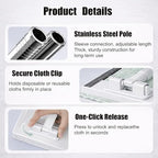 Snap Grip Mini Mop for Multi Cleaning(39 Inch) - Image 3