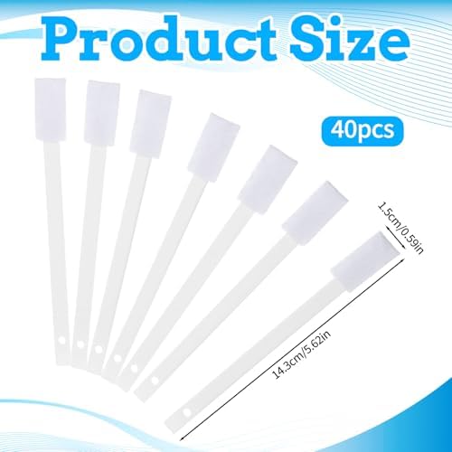 40Pcs Disposable Crevice Brush, Disposable Window Track Cleaning Brush, Crevices Hole Cleaning Tool for Keyboards, Table, Corner, Small Spaces - Image 7