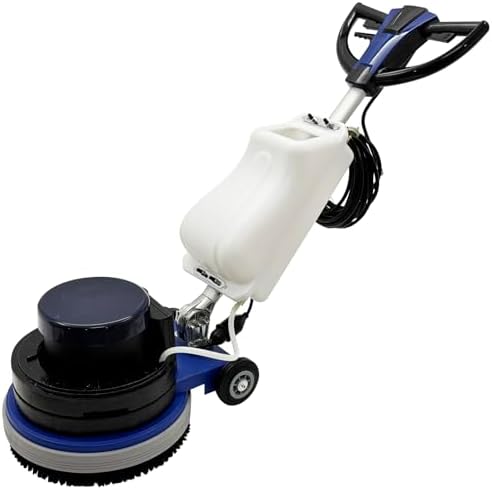 Commercial Industrial Floor Scrubber Buffer Polisher Machine 18" Heavy Duty with Weighing Iron, Planetary & Driving Plate for Hard Floor Cleaning Waxing Grinding, Stone Refurbishment 110V - Image 4