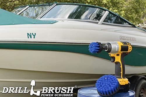Blue Medium Stiffness 5in Scrub Brush - Aquarium Cleaner - Marine Vessels - Image 6