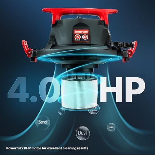 Shop-Vac 5430162 Wet/Dry Vacuum with Blower, 5 Gallon, 4 Peak HP - Image 6