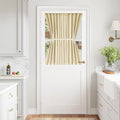 Vatge French Door Curtain - Front Door Window Covering Blind Shade, Door Curtains for Door Window, 1 Panel, W54 x L40, Light Beige by Vatge