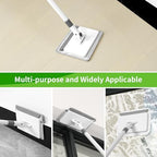Baseboard Cleaner Tool with Handle, 3 in 1 Wall Cleaner Mop with Long Handle, 360° Rotatable Wall Mop with 4 Replacement Microfiber Chenille Pads for Wall Floor Baseboards Cleaning - Image 7