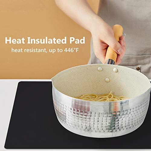 Gartful Silicone Mats for Kitchen Counter, Large Silicone Countertop Protector 25" by 17", Nonskid Heat Resistant Desk Saver Pad, Multipurpose Mat, Placemat, Black - Image 5