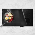 Cook's Aid Induction Cooktop Protector Mat 20.4x30.7 In, (Magnetic) Electric Stove Burner Covers Antiscratch as Glass Top Stove Cover (20.4x30.7 In, Black) by CooksAid