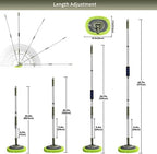 66'' Wall Mop with Long Handle,Ceiling Dust Mop with 15° Labor-Saving Elbow - Image 2