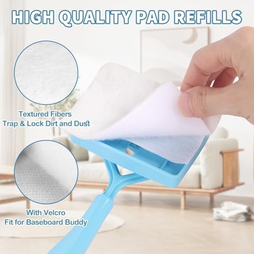 Reusable Pad Refills Compatible with Baseboard Buddy Cleaner Tool - Image 3